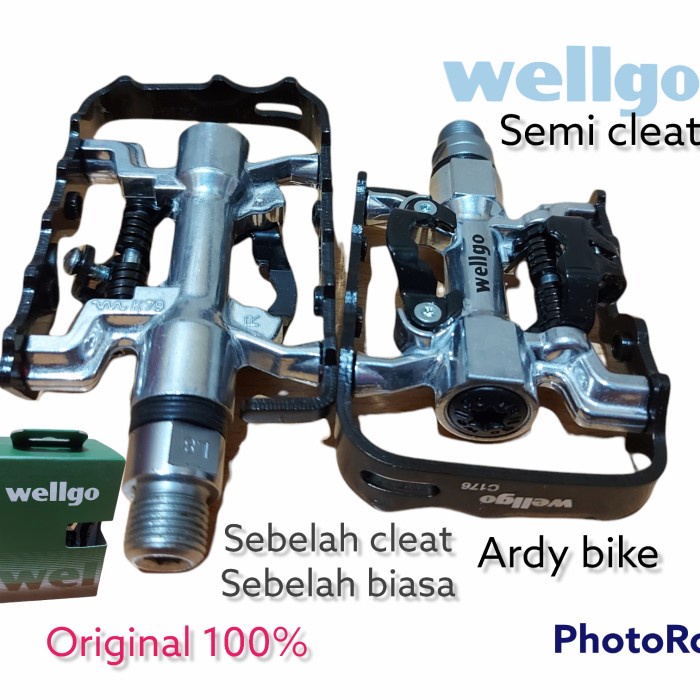 Terlaris Pedal Cleat Mtb Pedal Semi Cleat Wellgo Pedal Seli -Mtb -Road -