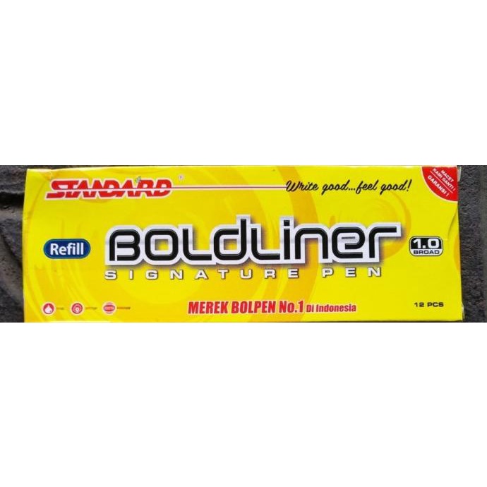 

REFILL Pulpen Bolpen Bolpoint Standard Boldliner 1.0