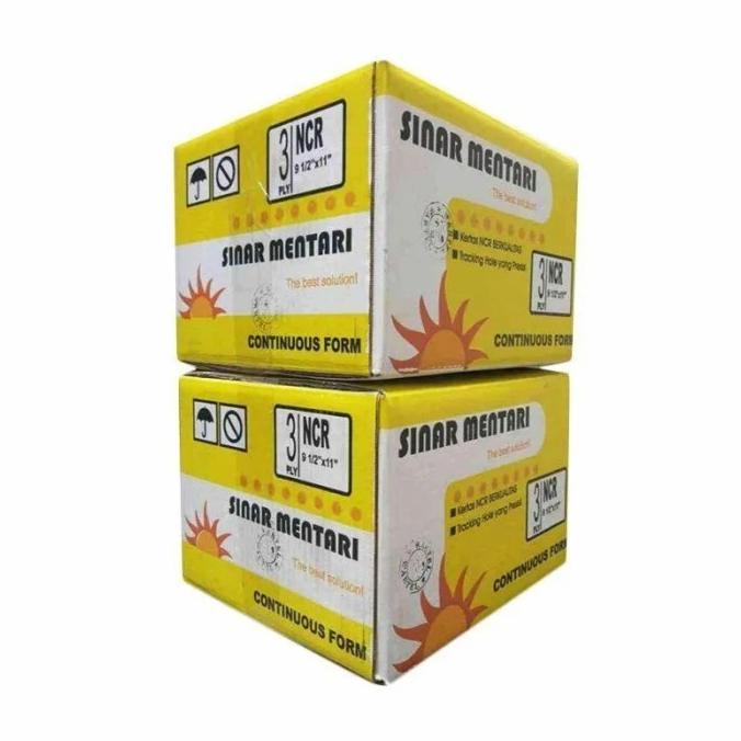 

paling diminati] Continuous Form Sinar Mentari 3 Ply Wartel : 4 Kertas 9 1/2X11