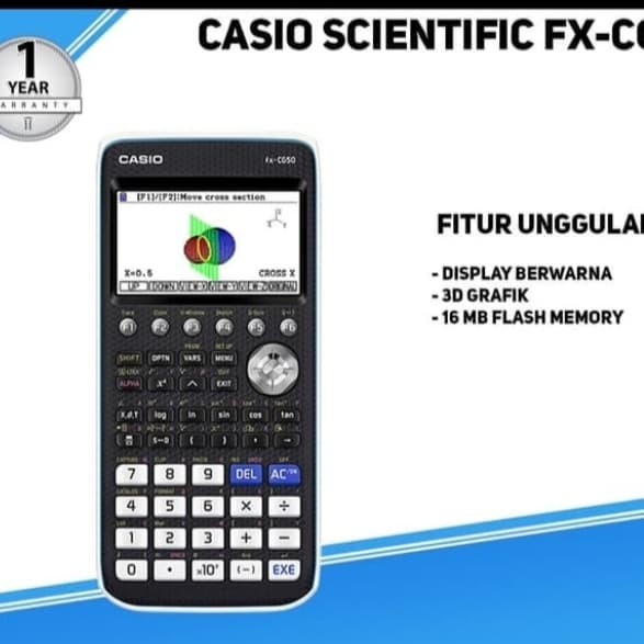 

Best Seller Kalkulator Graphic/Scientific Ilmiah Casio Fx-Cg50