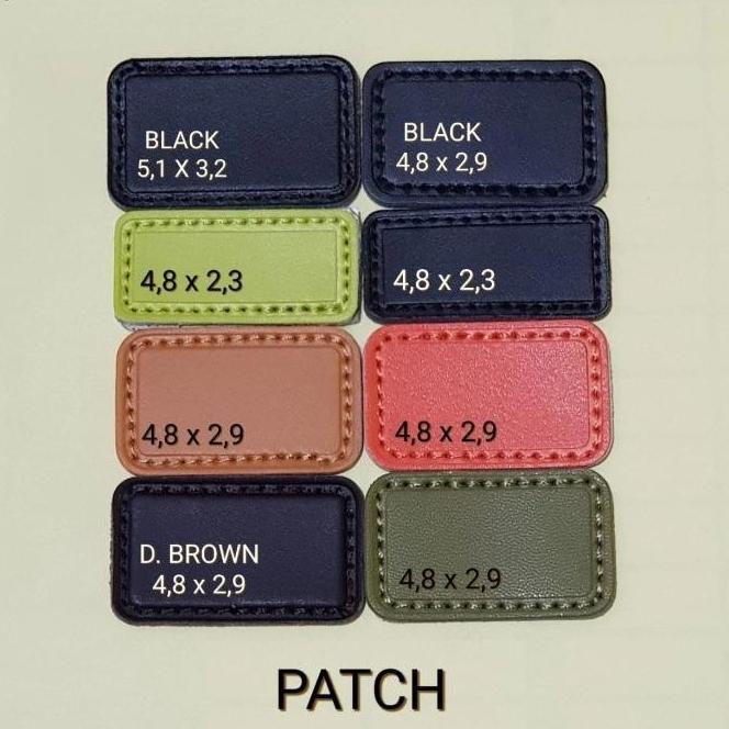 PATCH KULIT TAS TUMI + EMBOSS INISIAL NAMA 1-5 HURUF