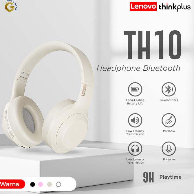 Thinkplus Lenovo - Headphone - TH10 Headphone Wireless Bluetooth 5.0