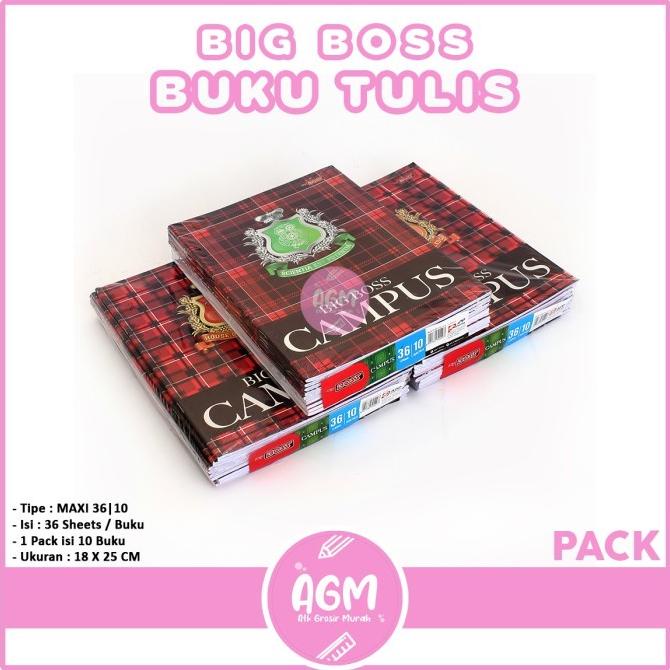 

Buku Tulis Big Boss/Campus 36 Lembar (1Pak/10Buku Grosir)