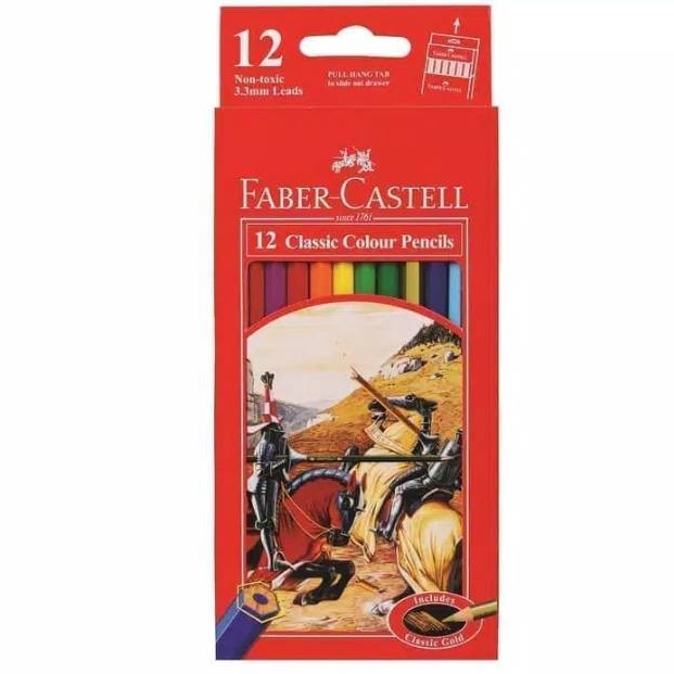 

Murah.. Pensil Warna Faber Castell 12 Warna tipe pensilpanjang 9LB