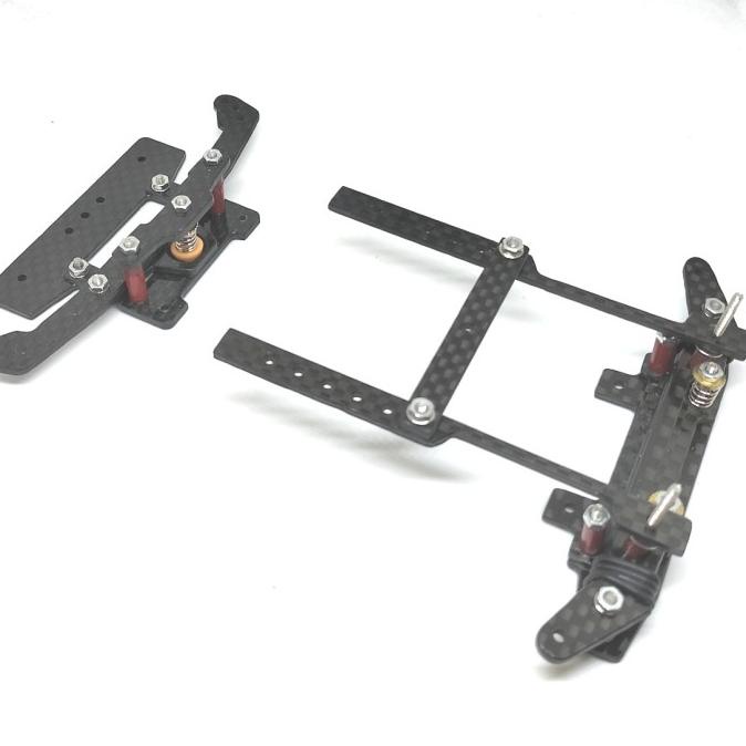 Bumper Front Rear Tamiya - At Pivot Anchor Hanging - Carbon
