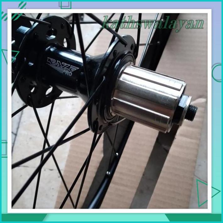 VELG/RIMS WHEELSET SEPEDA LIPAT 20 X 1 3/8 RAZE PRO 24H 451 20PLUS 20+ BEST PRODUK 