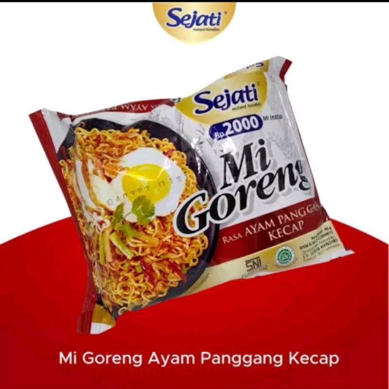 

Mie goreng sejati, Rasa ayam panggang/ satuan @ 10 Gram