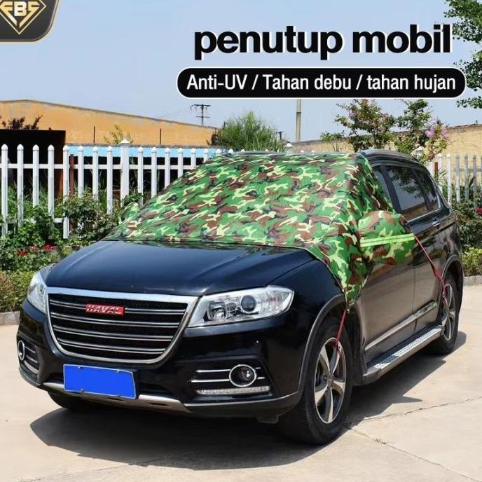 FBS sarung mobil kamuflase penutup mobil Car cover Cover Kaca Depan