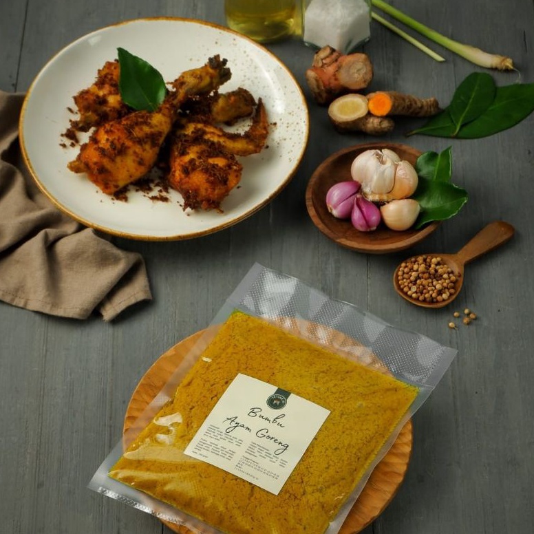 

Best produk SATUMEJA - Bumbu ayam goreng non MSG / ayam bumbu kuning 48