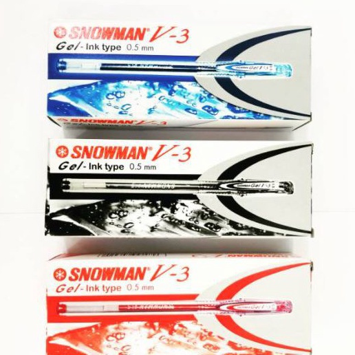 

Terbaru PULPEN SNOWMAN GEL V3 / PEN BOLPOIN SNOWMAN V3 0.5 / 0.7 mm ( 12 pcs) 94