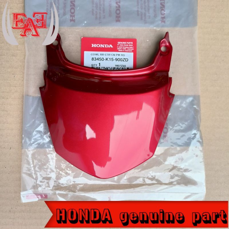 Cover tail center Sambungan body belakang CB 150R old bohlam MERAH original AHM