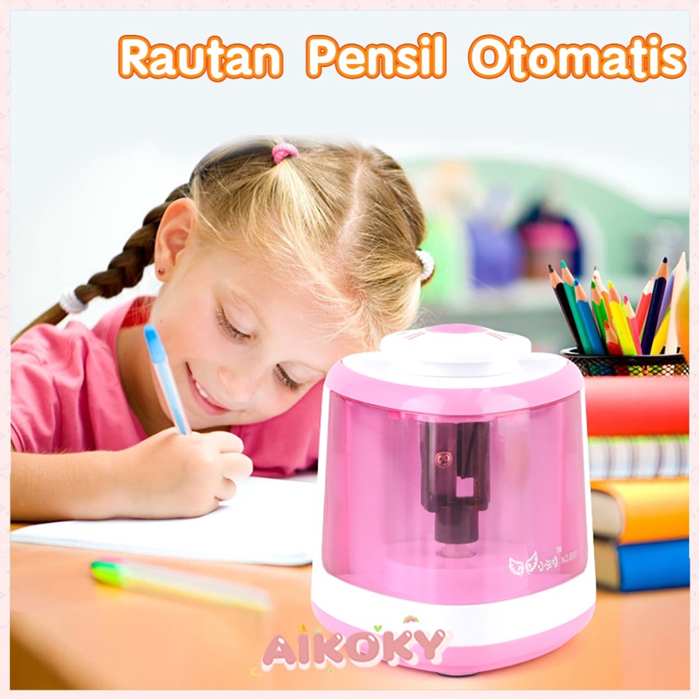 

Paling Dicari.. Aikoky Rautan Pensil Otomatis/Serutan Pensil Elektrik/Electric Pencil Sharpener RR8