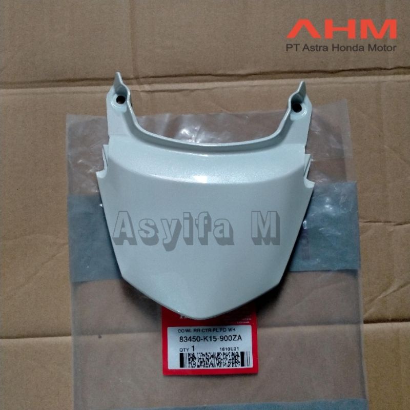 Cover tail center Sambungan body belakang CB 150R old bohlam PUTIH original AHM