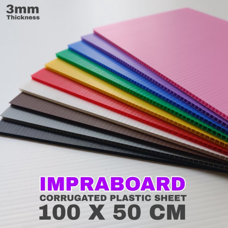 

Model Keren.. isi 4 lembar infraboard impraboard 3mm 100 x 50 cm art board pp board 09S