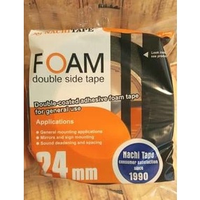 

Isolasi Double Tape Foam Nachi 24 mm x 5 m