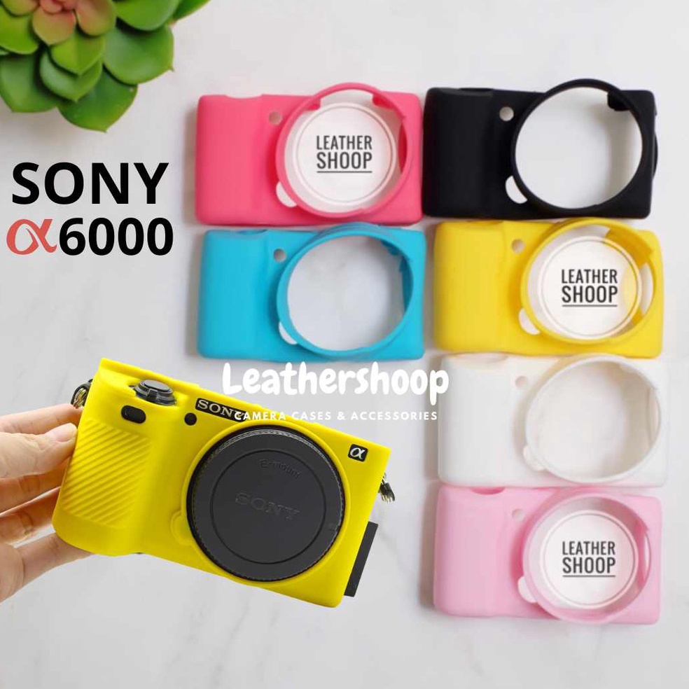 Keluaran Terbaru.. Silicone case soft case Sony A6000 Alpha 6000 screen guard sony A6000 07T