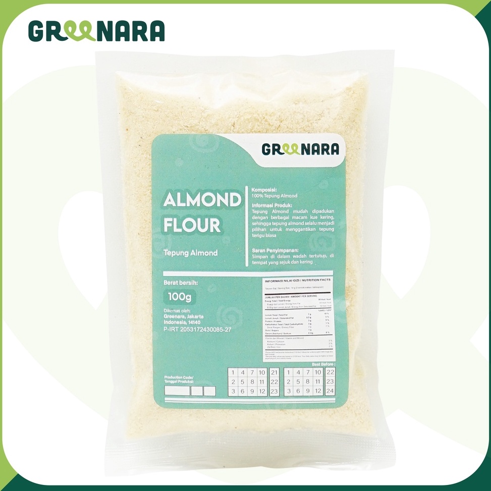 

Ready Almond Flour / Tepung Almond 100gr JRT