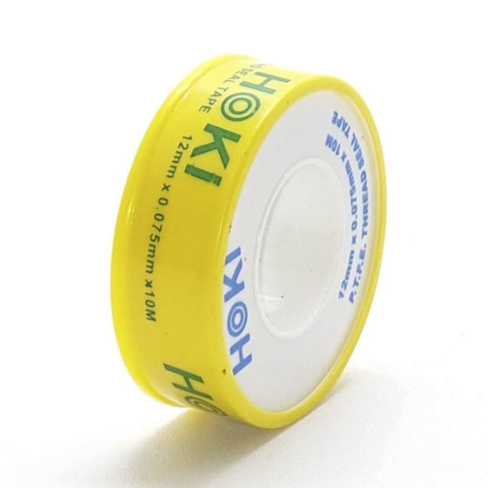 

Modis.. @12 Pcs (1 Lusin) Hoki Seal Tape Kran Air 10m Kualitas Premium / Solasi / Isolasi 95