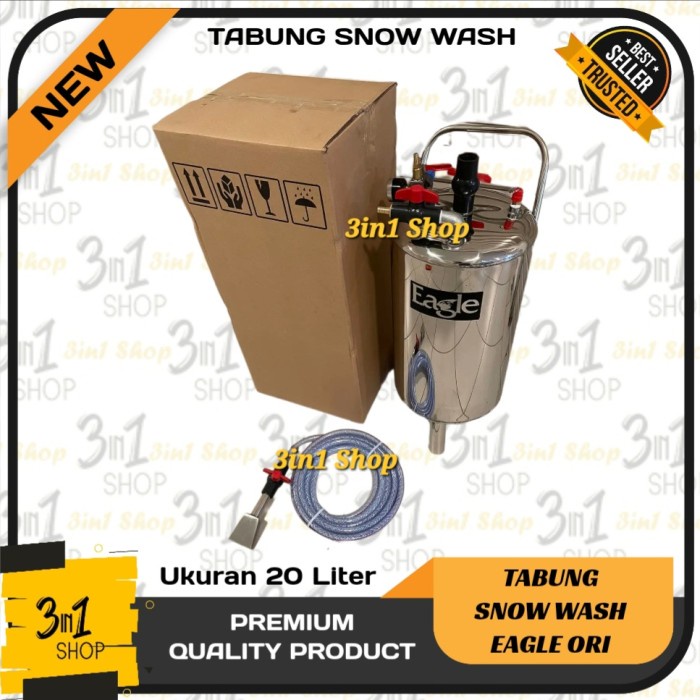 Tabung Snow Wash 20 Ltr / Tabung Salju 20 Liter Stainless EAGLE ORI