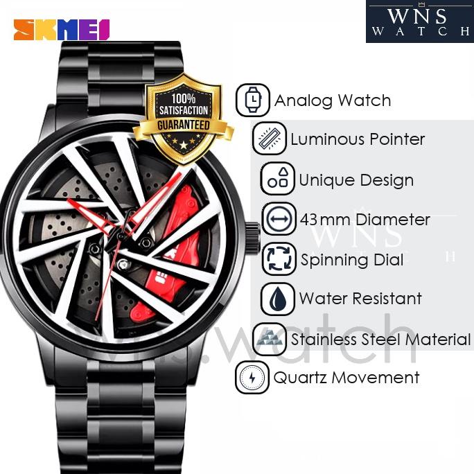 AWA927 [LIMITED] Jam Tangan Rantai Analog Pria Original Sporty Unique Creative Luminous Wristwatch M