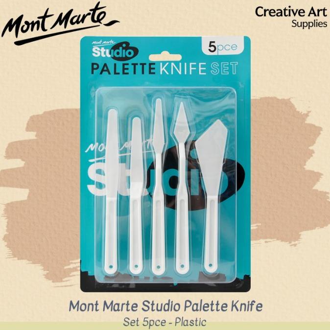 

Mont Marte Studio Palette Knife Set 5pce - Plastic