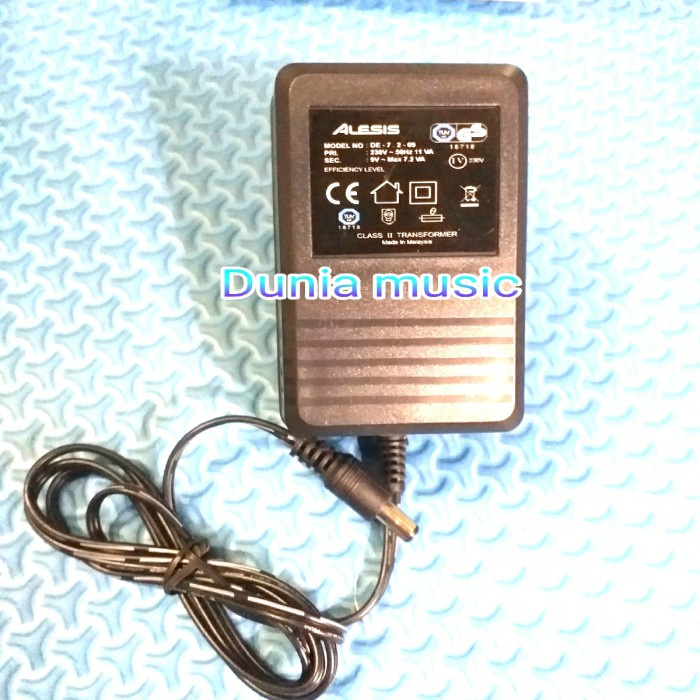TERLARIS AC adaptor Alesis Drum elektronik DM5- DM8 9vol ori pabrik