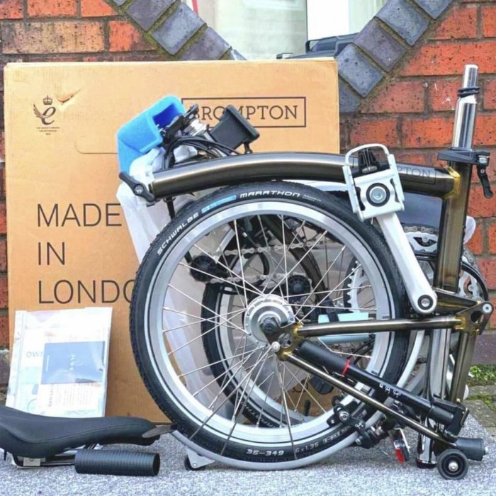 Sepeda Brompton Original Black Lacquer M6L 2022 C Line