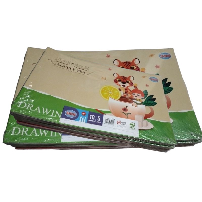 

Drawing Book / Buku Gambar SIDU A4 (1pack-5pcs)