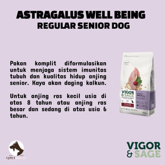 Vigor & Sage Astragalus Regulas Senior Dog 2 kg