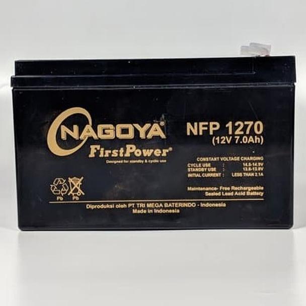 Terbaru Aki / Alat Semprot / Sprayer Hama Elektrik Nagoya Vrla 12V 7Ah