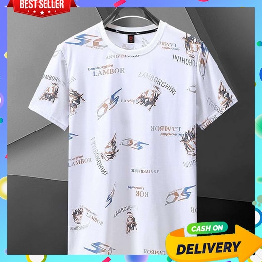 Kaos Pria Dewasa Terbaru 2023 Distro Lengan Panjang Pendek Tshirts Branded Laki2 V Neck Motif Switer