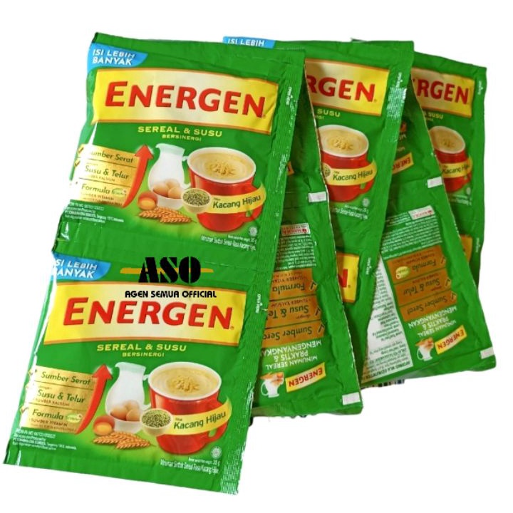 

❋Terbaru SG6BD Energen KACANG HIJAU 35gr RENCENG ( ISI 10) 099 Diskon Promo