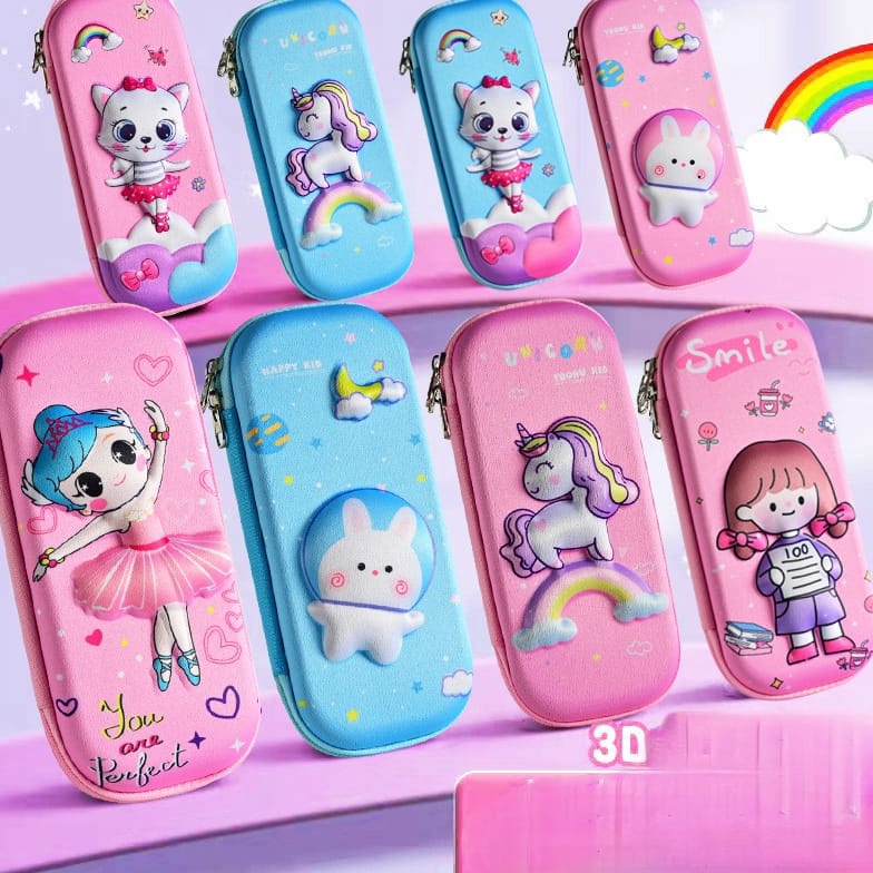 

Murah.. Kotak Pensil Anak Tempat Alat Tulis 3D Karakter Timbul / Kotak Pencil Anak Perempuan Anak Laki Laki / Kotak Pensil Karakter Lucu NY9