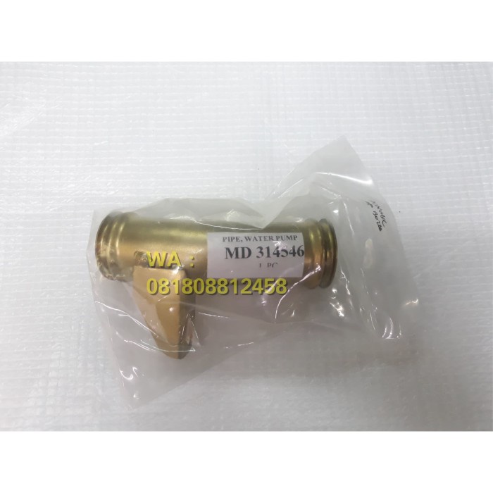 Pipa Bypass By Pass Water Pump Pompa Air Mitsubishi Galant V6 Lele ORIGINAL