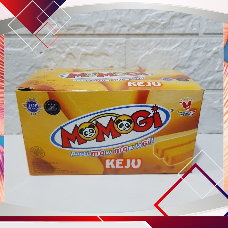 

Momogi Keju Isi 20pcs x 5gr - 100gr .