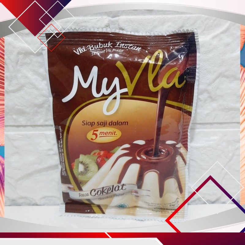 

MyVla Bubuk Puding Rasa Cokelat 63gr .