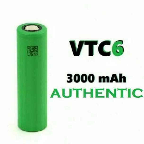 Terbaru 18650 Vtc 6 Original / Batre 18650 Vtc6 3Mah