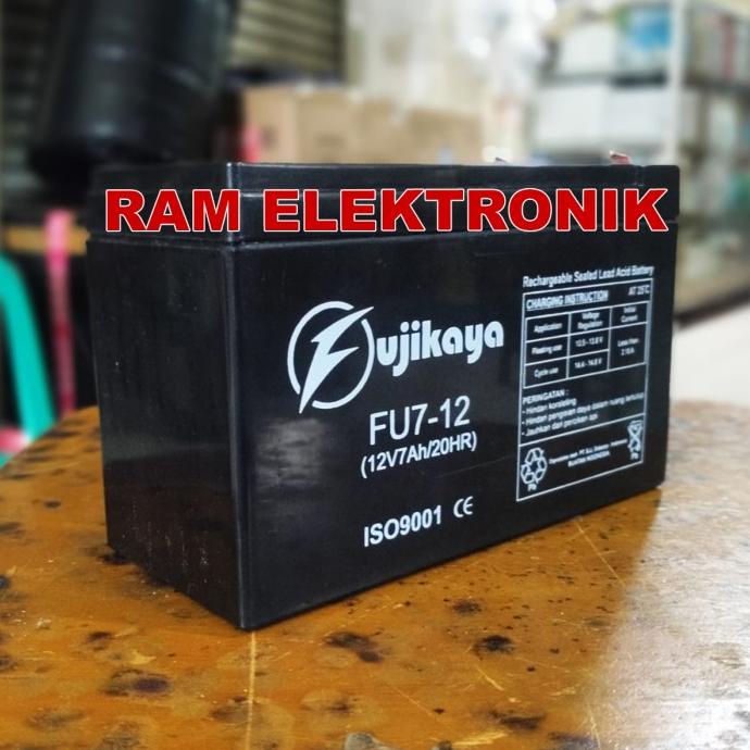 Limited Aki Kering Fujikaya 12V - 7.2 Ah Pengganti Ups 12 Volt