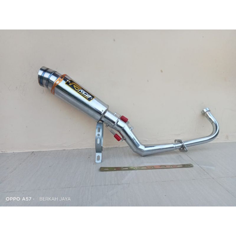 Knalpot racing RCB CORONG untuk semua motor metik Yamaha Mio sporty/smile/J/Z/S,soul karbu,dll