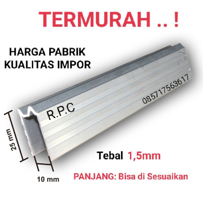 Baru LIST Alumunium M Lis Alumunium U 100cm Alumunium siku Alumunium flightcase alumunium Hardcase 0