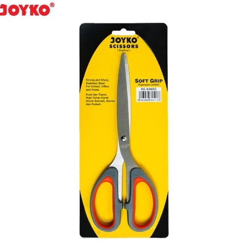 

➤Stok Banyak⁎➴ SQKZ7 GUNTING KARTON JOYKO SC-848 SOFT GRIP KERTAS SCISSORS TAJAM ATK MURAH EMPUK 848 SG STAINLESS STEEL S51 ➢Big Sale