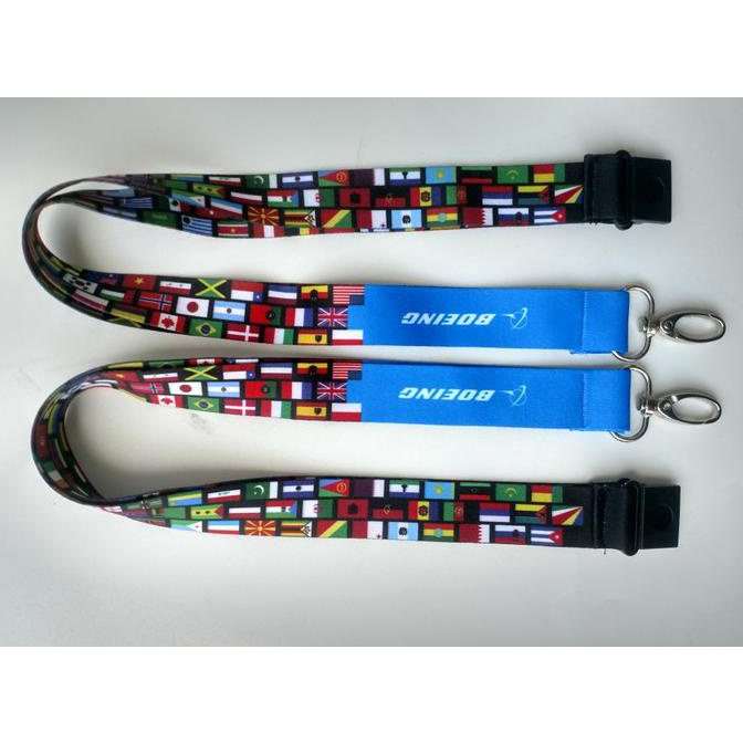 

Silahkan Order] Boeing bendera lanyard premium quality 2.5 cm