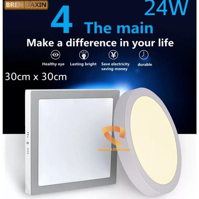 ] GX748 LAMPU DOWNLIGHT24W OUTBOW PANEL OB 24 WHIAS UNTUK DAK COR TEMPEL
