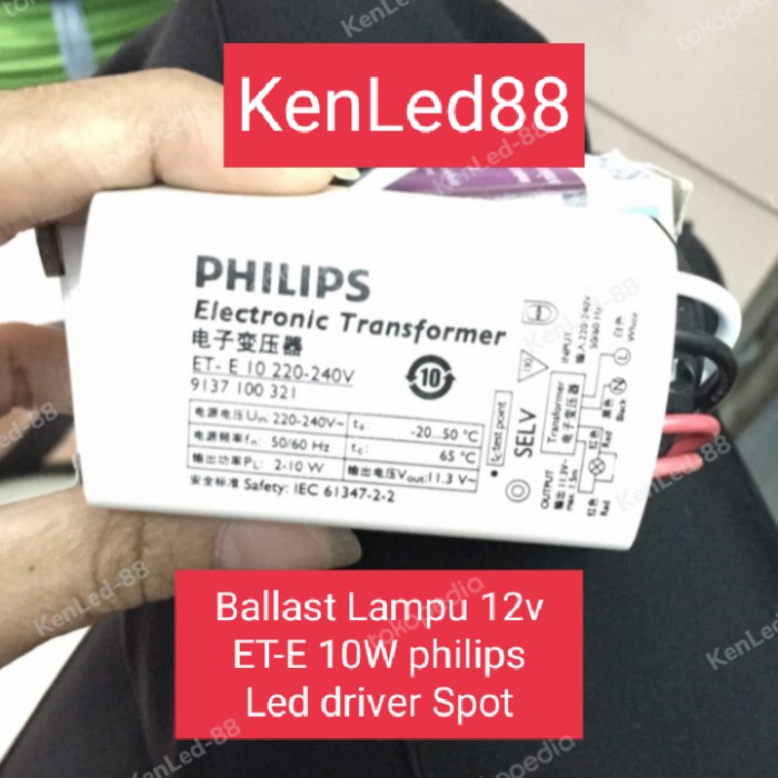 Best Seller Power Supply Ballast Led Driver Et-E 10W 10Watt 12V Philips 12Volt