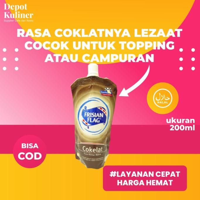 

=+=+=+] Susu Kental Manis Bendera Cokelat 280ML Pouch Choco Frisian Flag