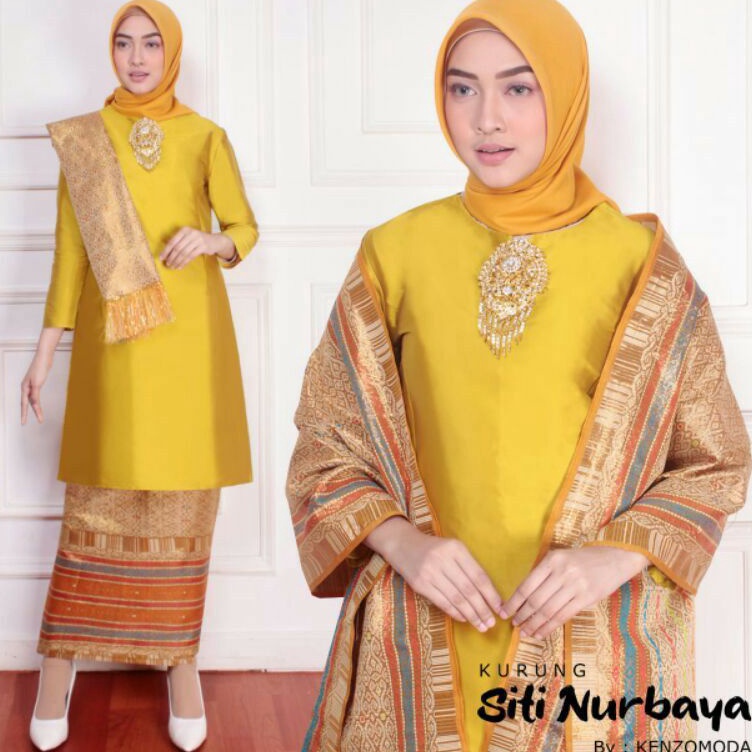 ➺Terupdate✪ D9B89 SETELAN BAJU KURUNG MELAYU//SETELAN BAJU KURUNG SONGKET+SELENDANG//SETELAN SONGKET