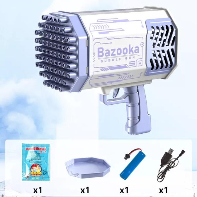 Bazooka Bubble Gun - 88 Rocket Hole Launcher - Mainan Gelembung Sabun