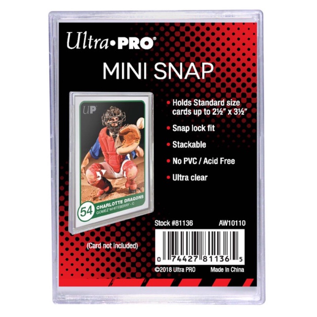 Terlaris Ultra Pro Mini Snap Card Holder