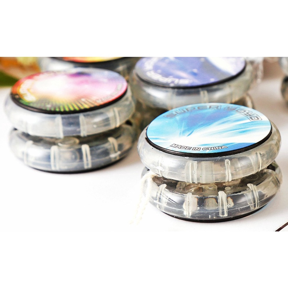 794 Mainan Anak Yoyo Plastik Bearing Dengan Lampu Kinetik Gerakan Readystock ▔)╯