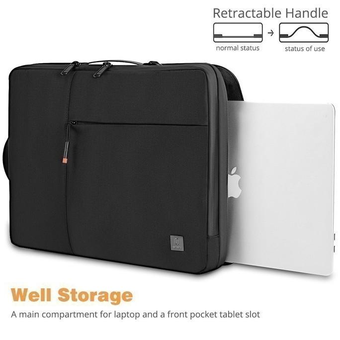 WIWU Tas Laptop 14 Inch Alpha DOUBLE LAYER SLEEVE Bag